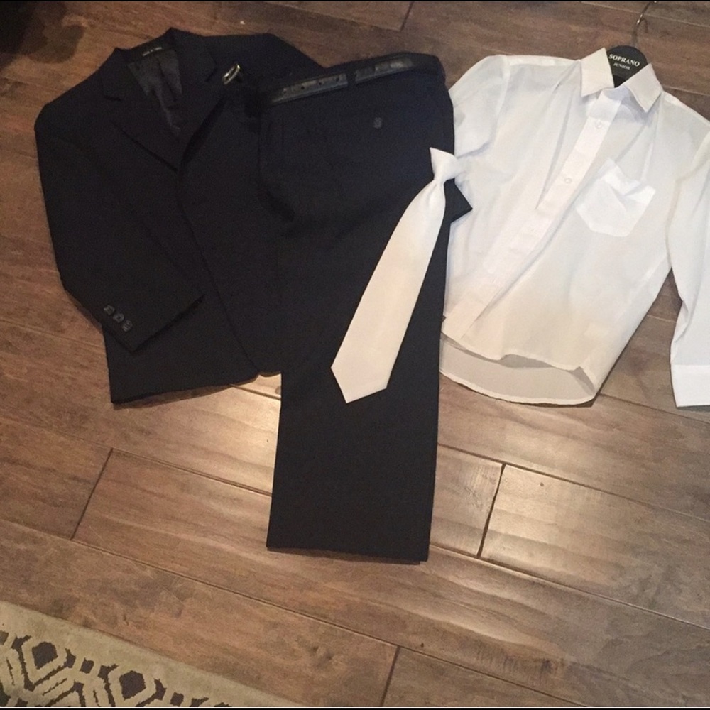 Boys navy suit